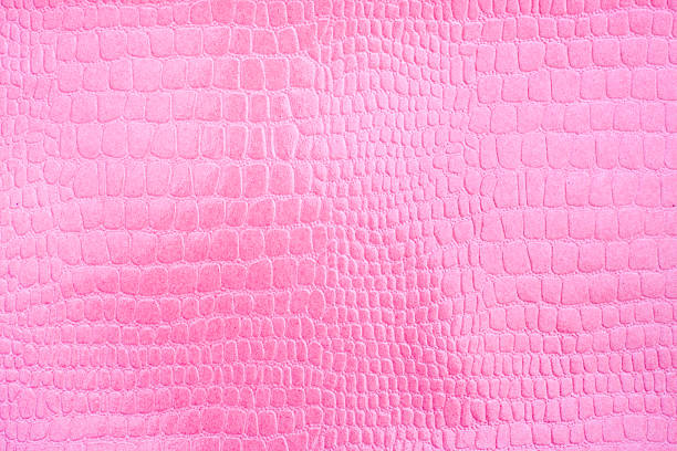 Papier Rose peau de serpent texturée - Photo