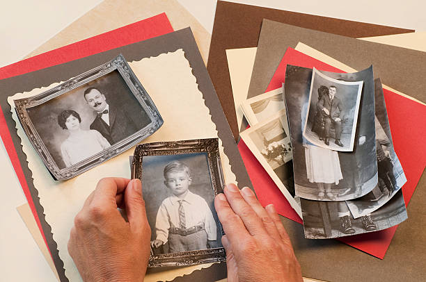 istock Making Family History Scrapbook Page 173887838