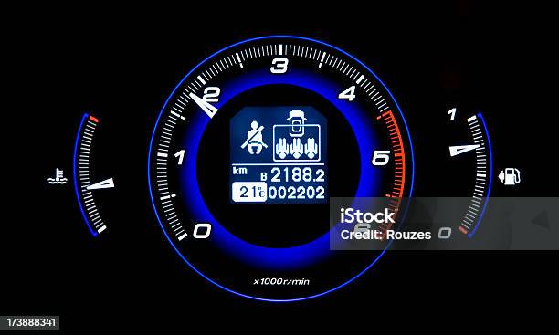 Tachometer Stock Photo - Download Image Now - Car, Speedometer, Odometer