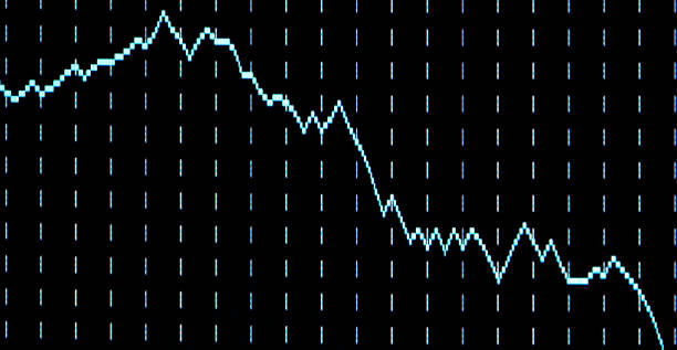 istock Stock exchange chart graph. Finance business background. 1738885443