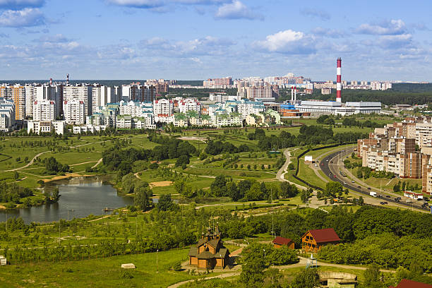 istock Moscow cityscape in summer 173889324