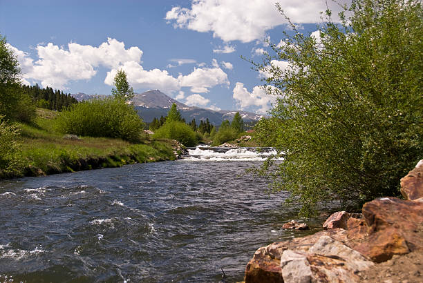 The Blue River, in Breckenridge, Colorado