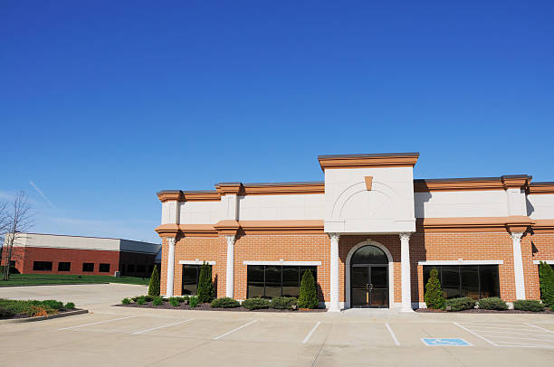 istock Commercial Real Estate Multipurpose Building Front 173890640