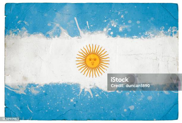 Splatter Bandiera Dellargentina - Fotografie stock e altre immagini di Argentina - America del Sud - Argentina - America del Sud, Bandiera, Bandiera dell'Argentina