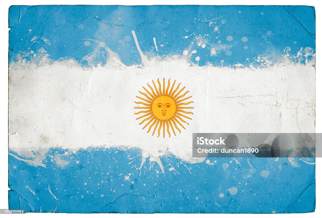 Брызги Аргентинский флаг - Стоковые фото Аргент�ина роялти-фри