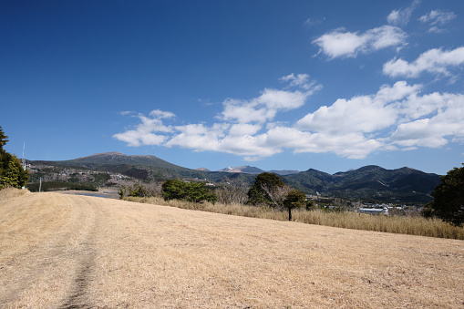 View of the fields along the Yanagidaira walking path