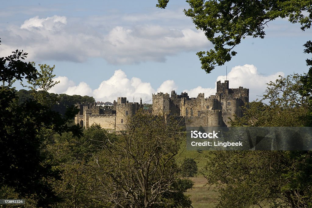 Castelo de Alnwick - Royalty-free Castelo Foto de stock