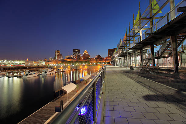 istock Walkway in the old Montreal Port 173892555