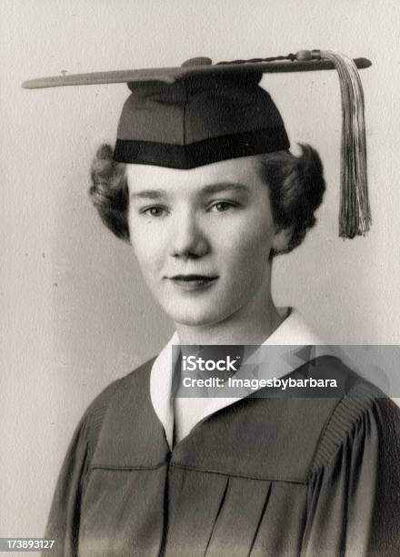 Graduate View Images From Same Session Stock Photo - Download Image Now - Graduation, Retro Style, Old-fashioned