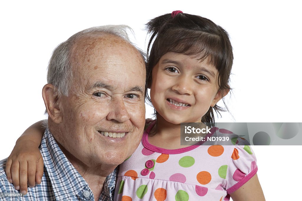 Adoro Grandpa! - Foto de stock de 70 anos royalty-free