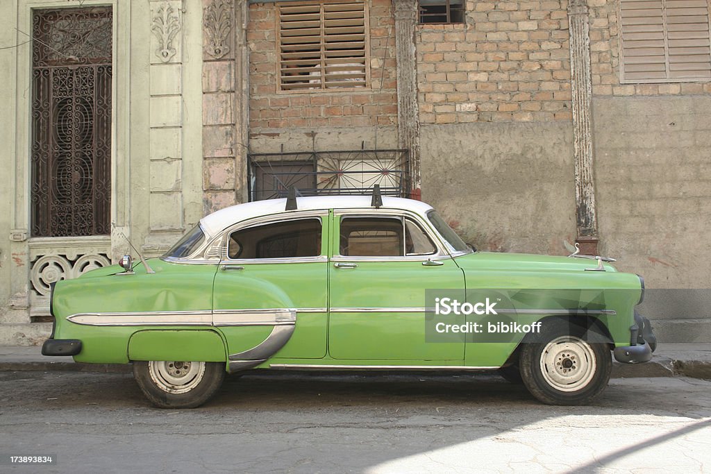 Classic car classic american car in a street of Havana Car Stock Photo