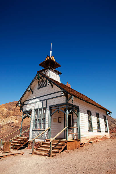 istock Old Western School House On A Sunny Day 173893905