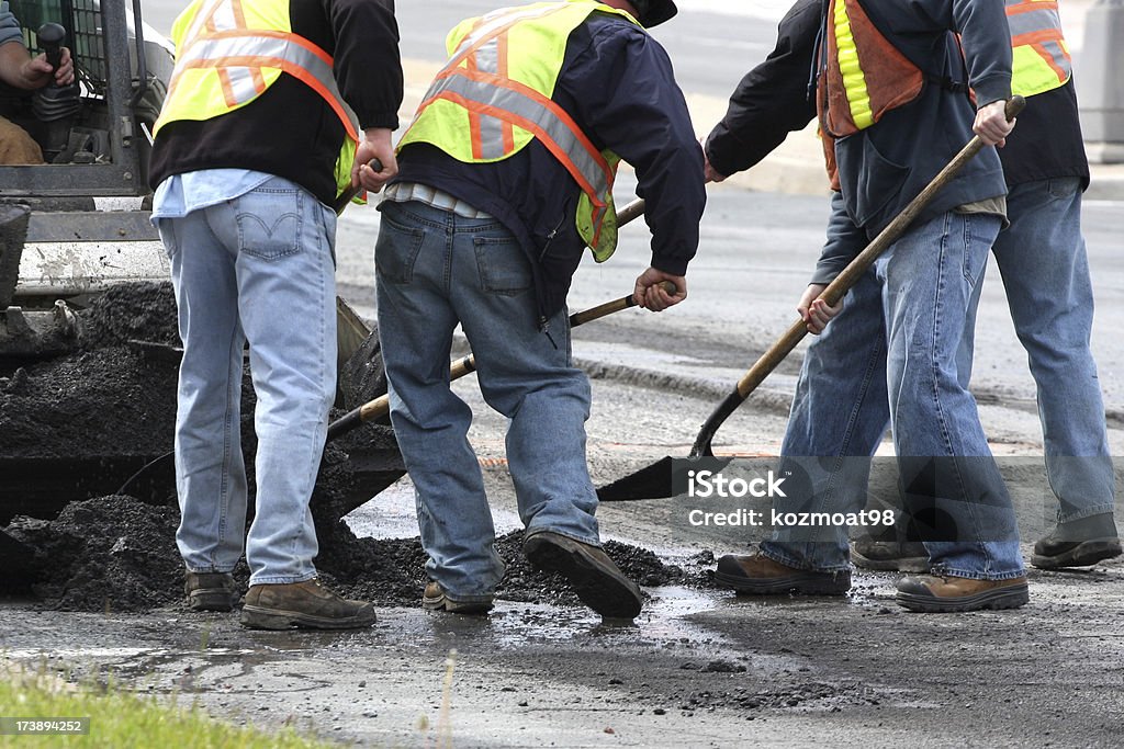 Road de tripulación - Foto de stock de Construcción de carretera libre de derechos