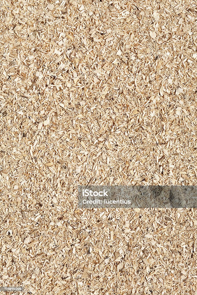 sawdust fundo grosso - Foto de stock de Aparas de Madeira royalty-free