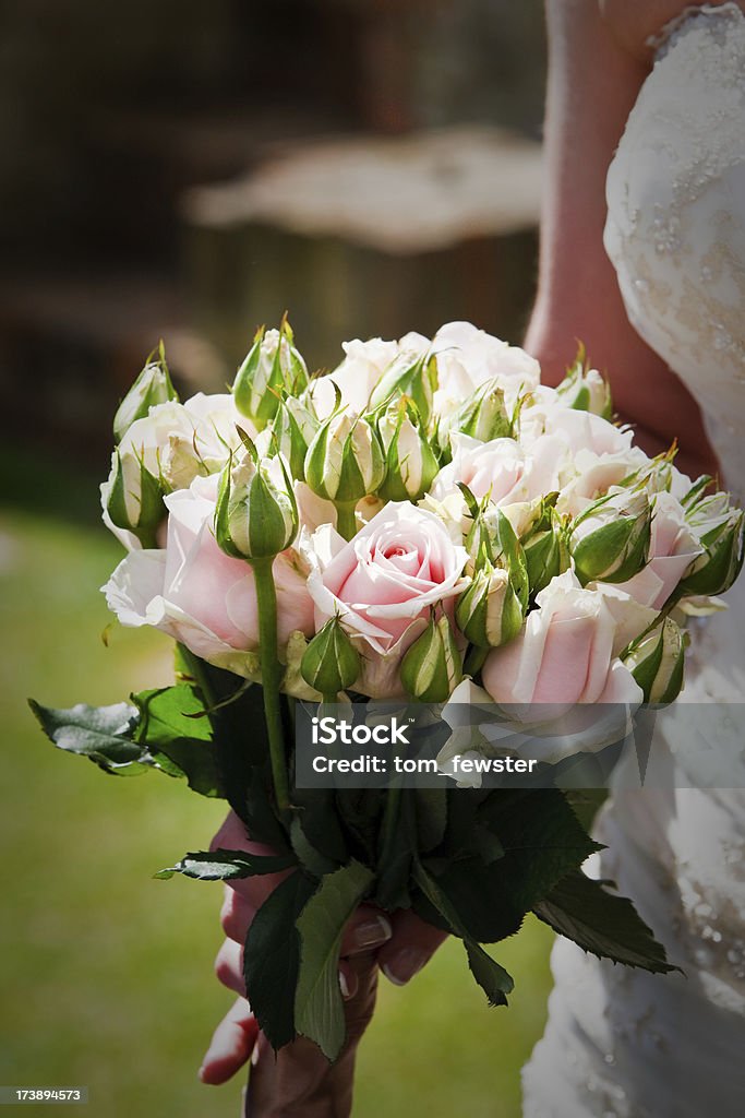 Wedding Bouquet Wedding Bouquet made of pink roses Adult Stock Photo