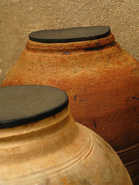 istock Jugs Clay Water Close Up 173895194
