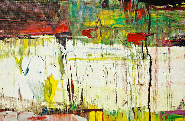 istock Abstract painted  green and red art backgrounds. 173895470