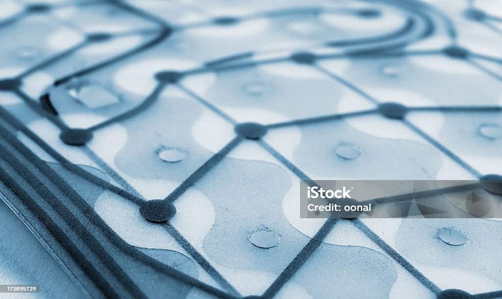 Network of nodes Abstract Stock Photo