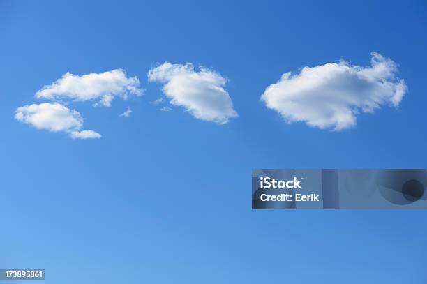 Blue Sky With Clouds Stock Photo - Download Image Now - Backgrounds, Blue, Climate
