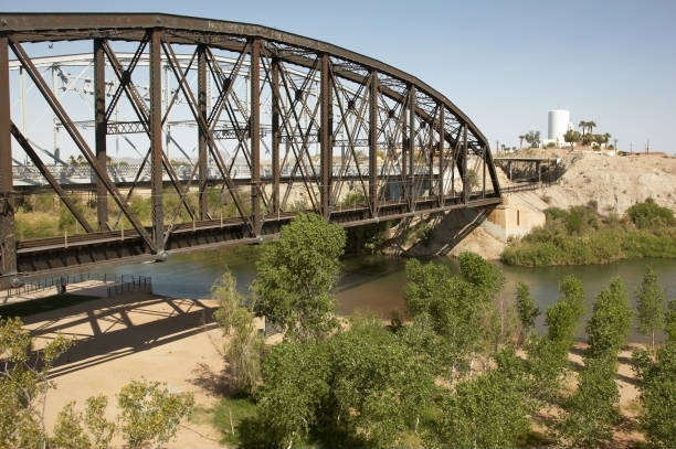 istock Colorado river bridge rail crossing 173895870