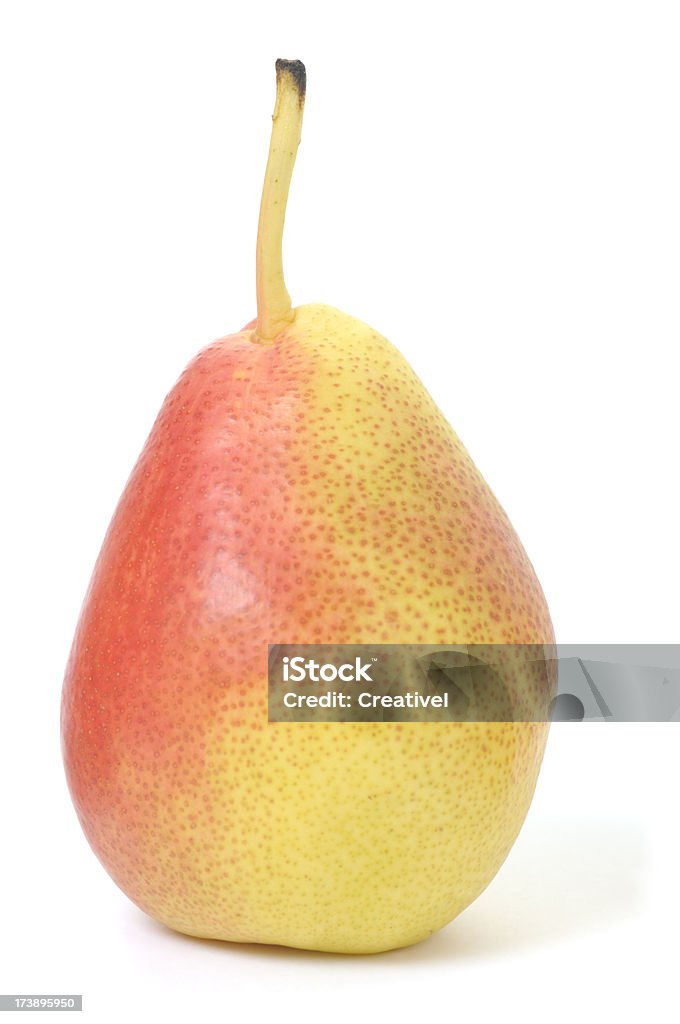 Pear One pear isolated on white backgroundMore food images in this lightbox: Forelle Pear Stock Photo