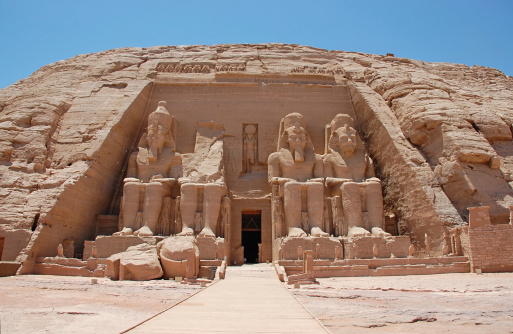 Abu Simbel colossus