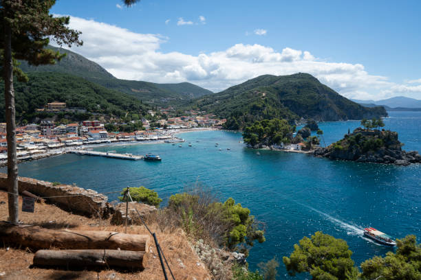 istock Aerial  view of Parga in Greece 1738960009