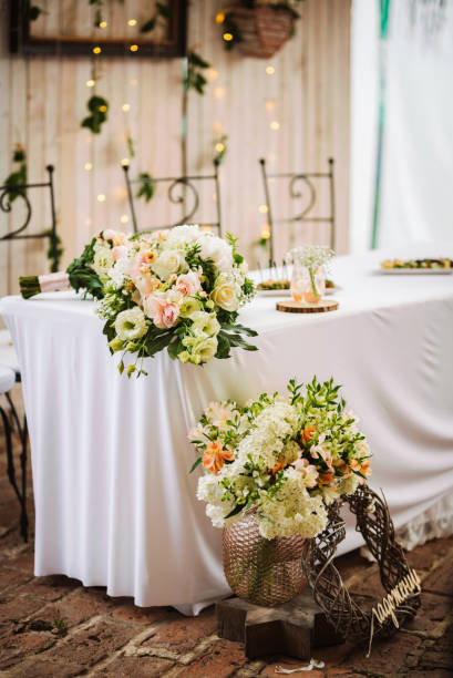 istock Fresh flowers wedding decoration 1738961097