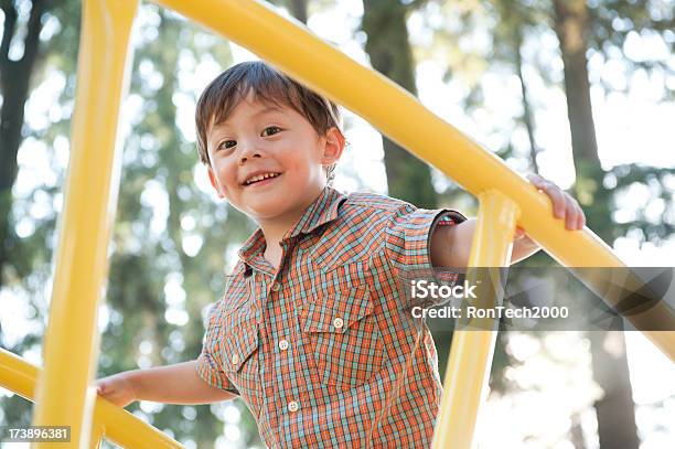 Boy At Playground Stock Photo - Download Image Now - Close-up, 2-3 Years, Activity