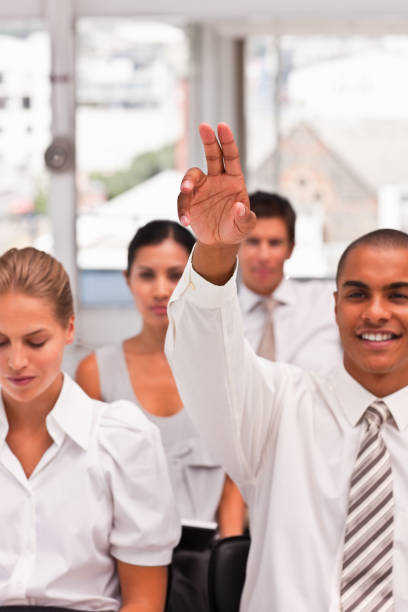 istock Business colleagues during a meeting in office 173896613