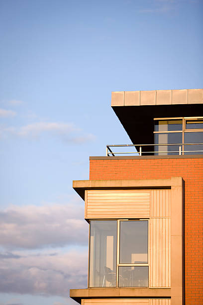 istock Apartment exterior detail 173897215