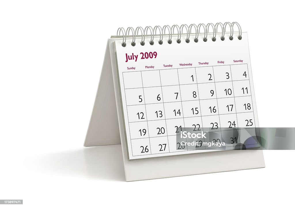 デスクトップカレンダー：2009 年 7 月 - 2009年のロイヤリティフリーストックフォト