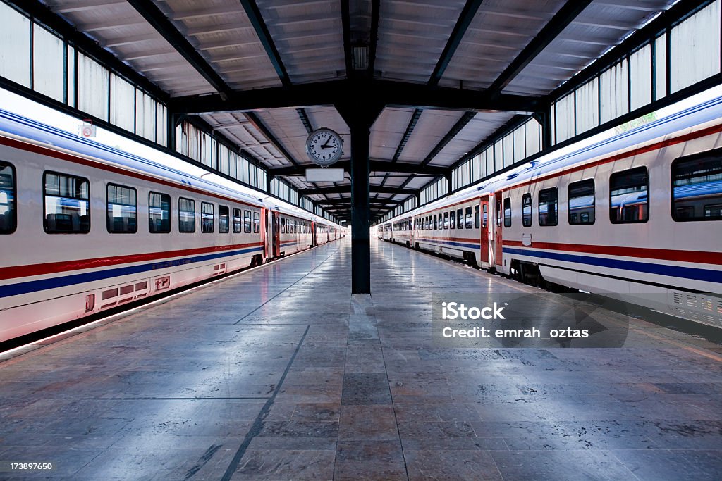 Railroad Station - Royalty-free Treinstation Stockfoto