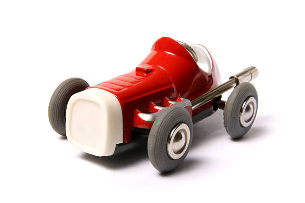 istock Little Red Retro Toy Car 173897726