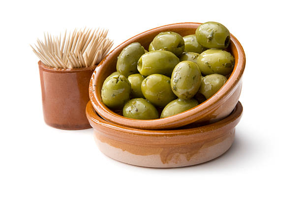 *zielone oliwki - spanish olive zdjęcia i obrazy z banku zdjęć