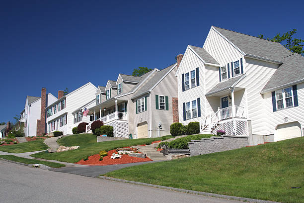 casas de nice - lawn residential district landscaped community - fotografias e filmes do acervo