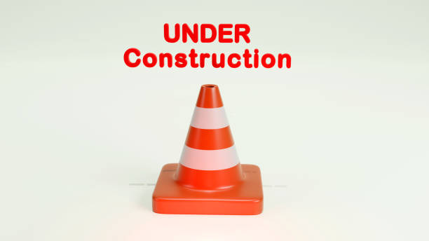 istock 3D rendering of under construction traffic cone warning icon on color background, caution and attention sign concept 1738985053