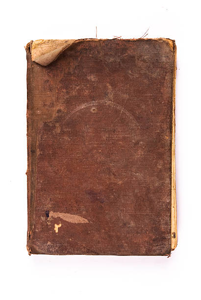 istock Antique book cover on white background 173898912
