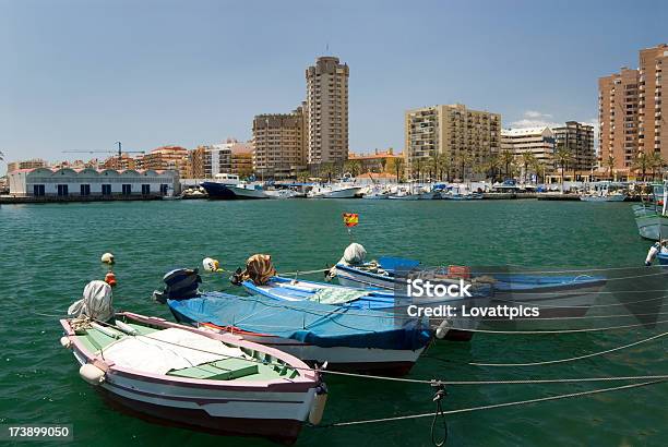 Tethered Boats Stock Photo - Download Image Now - Commercial Dock, Nautical Vessel, Apartment