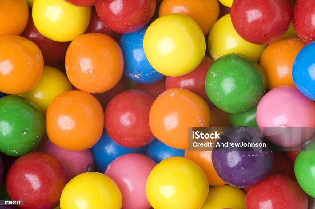 Gum Balls Bubble Gum Stock Photo