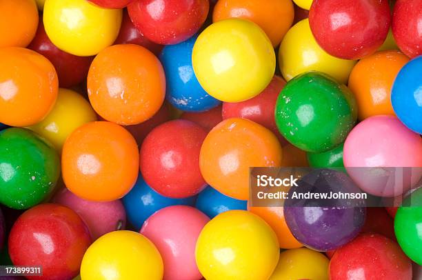 Gum Balls Stock Photo - Download Image Now - Bubble Gum, Candy, Circle