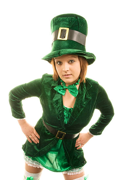 istock Girl in St Patricks Day Costume 173899757