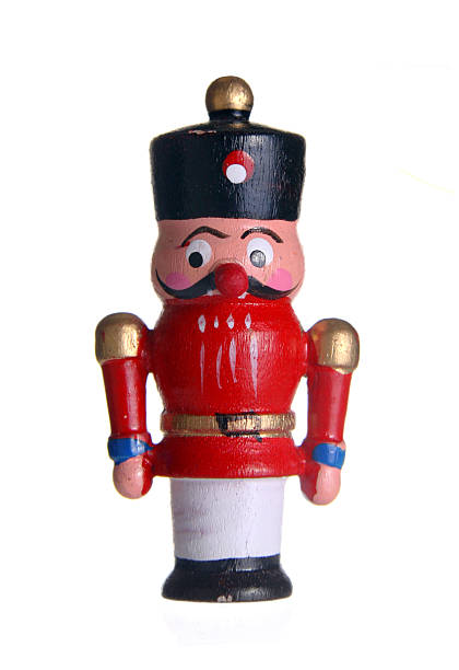 istock Wooden Soldier on white. 173899894