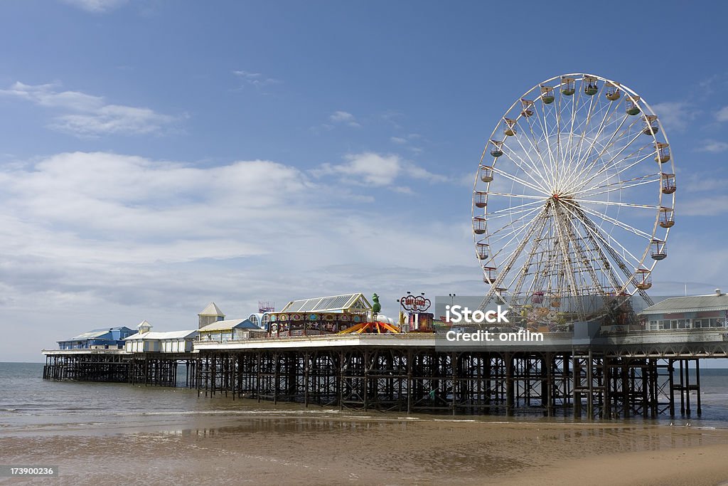 Seaside molo di Blackpool - Foto stock royalty-free di Giorno
