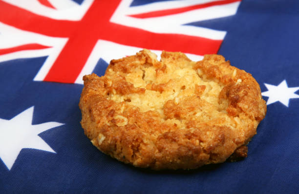 istock Anzac Biscuit on Australian Flag 173900497