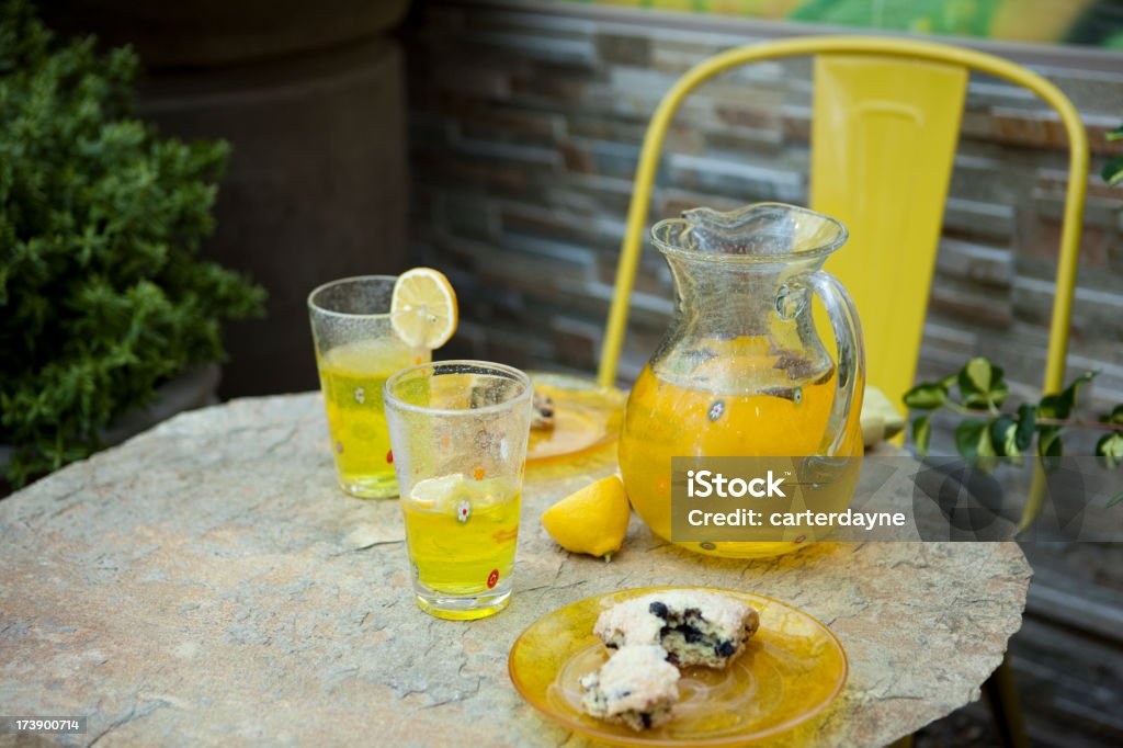 Limonade und Scones, Picknicks im Freien - Lizenzfrei Limonade Stock-Foto