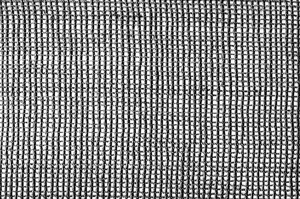 istock Black and White Natural Fiber Mesh 173900760