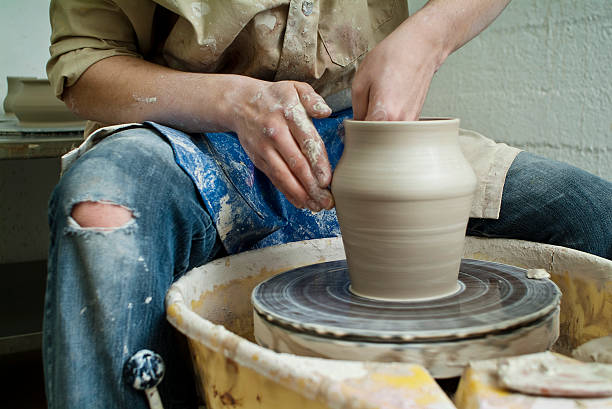 istock Young Artist spinning Bowl 173901002