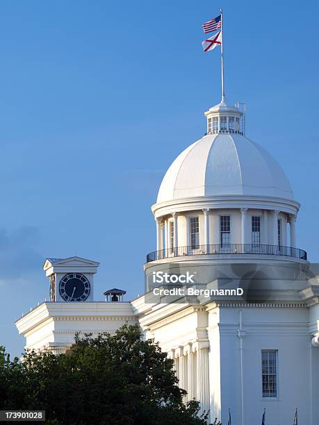 Alabama State Capitol Dome Stock Photo - Download Image Now - Alabama - US State, Architectural Dome, Architecture