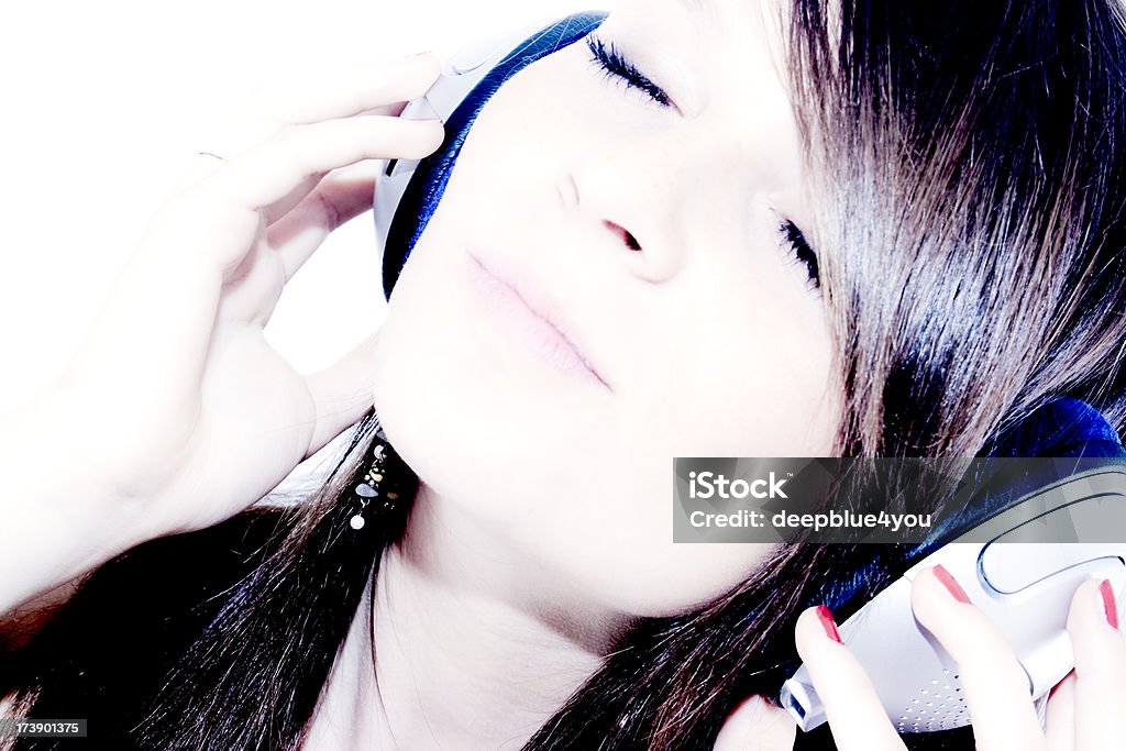 Ouvir a música - Royalty-free Terapia Alternativa Foto de stock